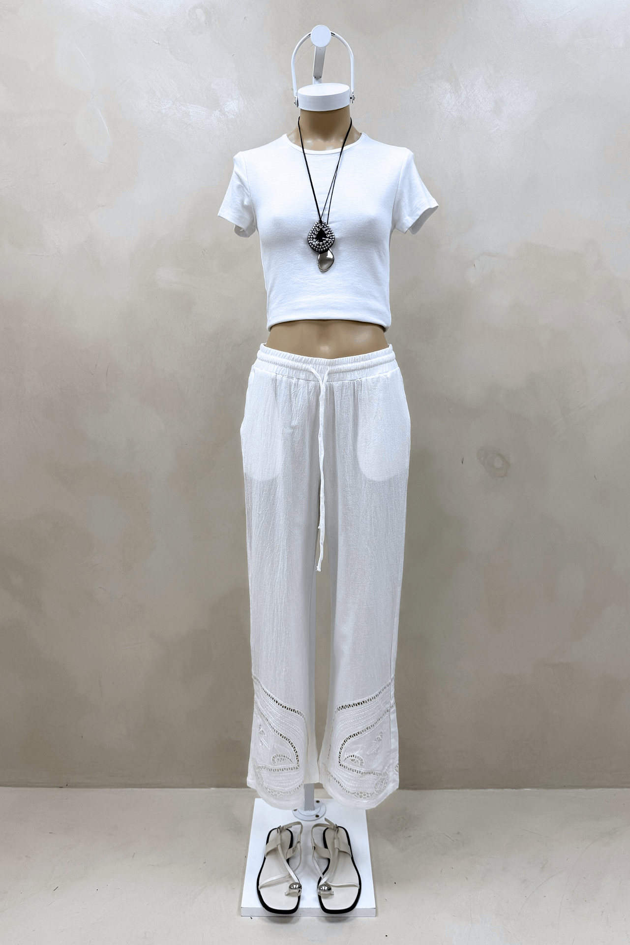 Pantalon Lino Calado