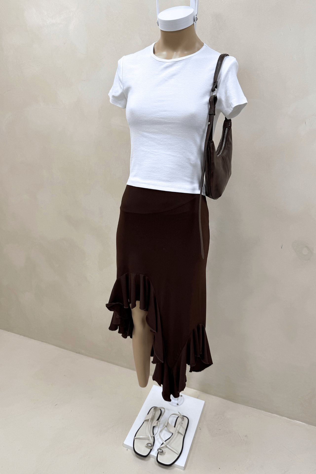 Falda Irregular Volados