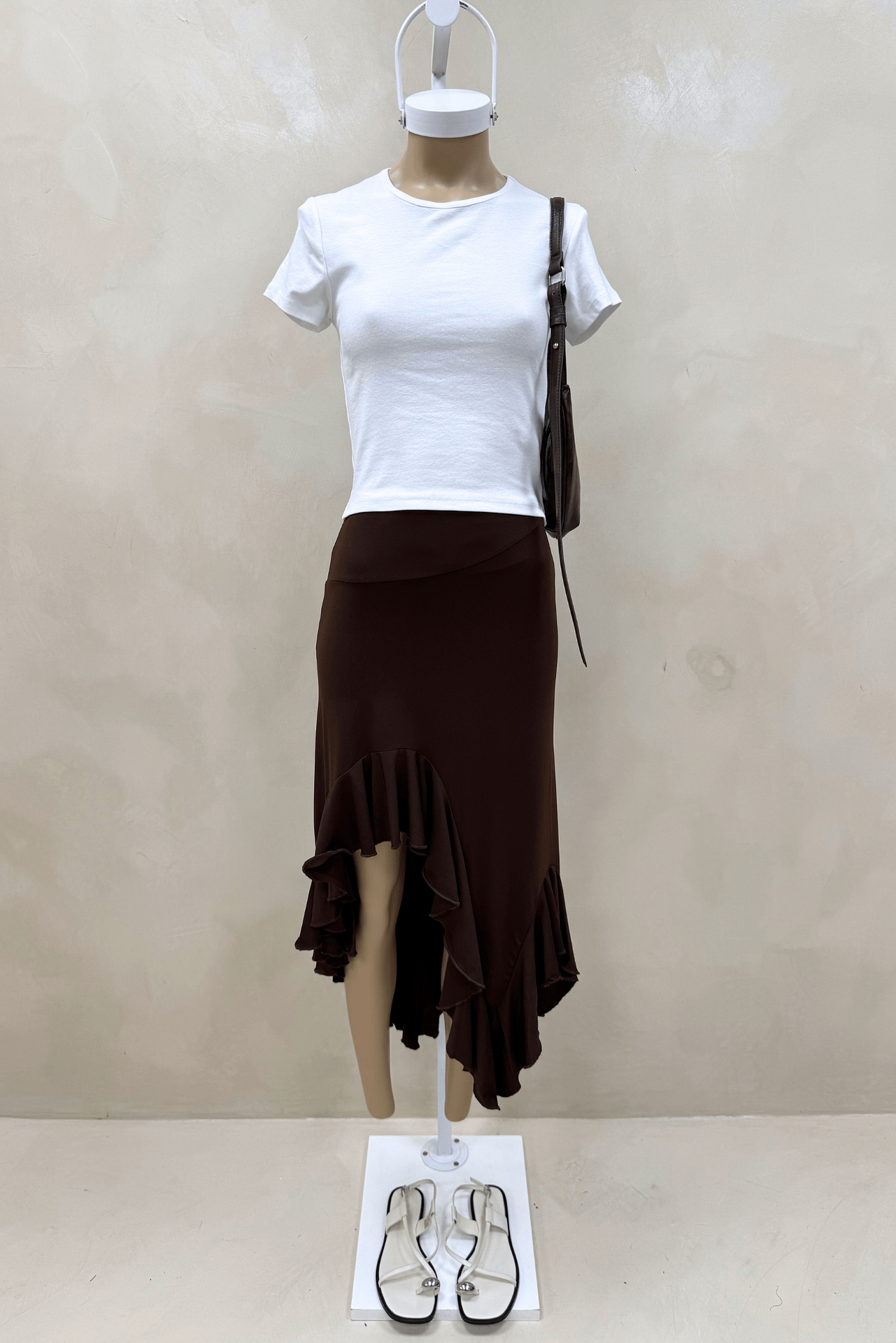 Falda Irregular Volados