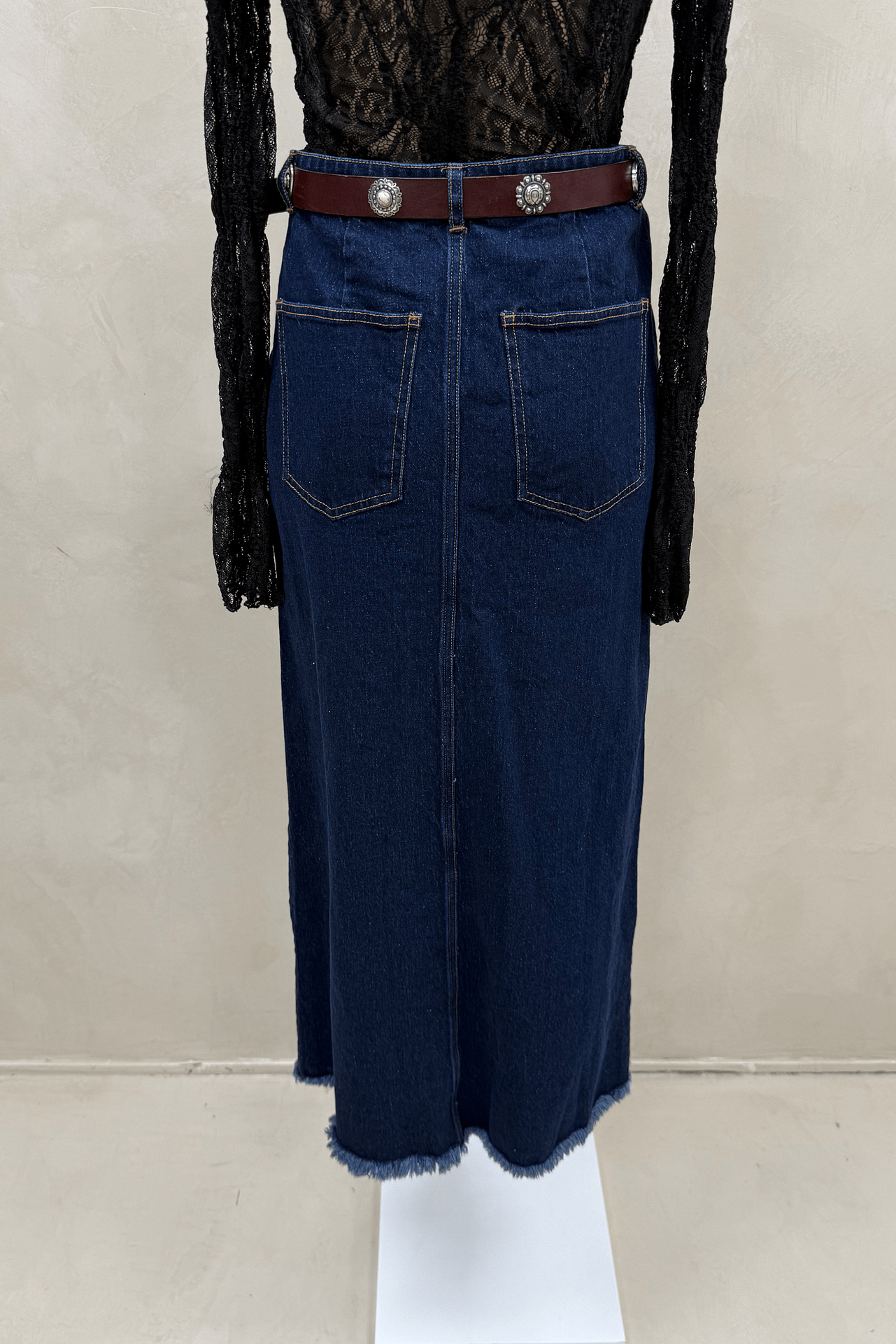 Falda Denim Azul 