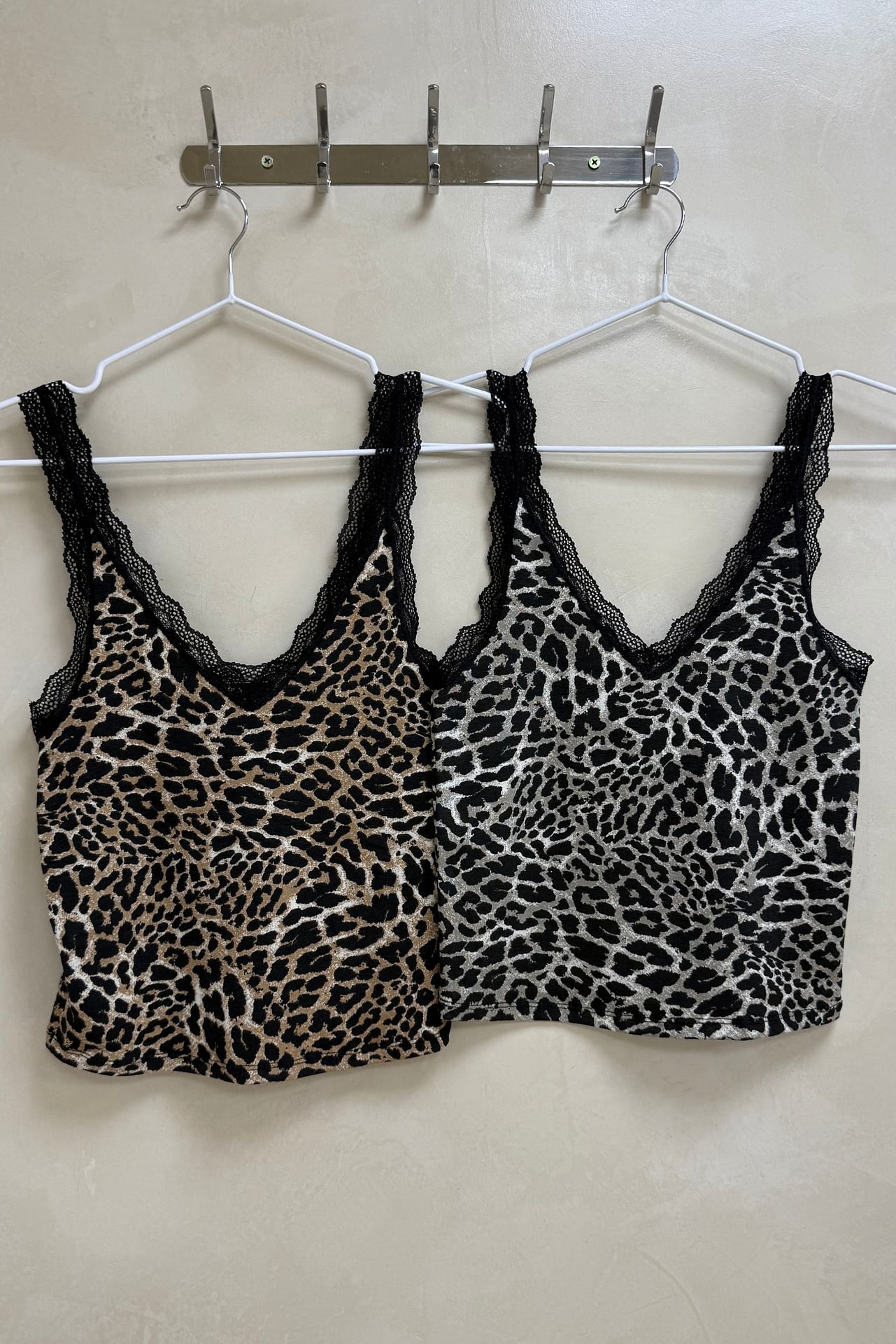 Top con Puntilla Print