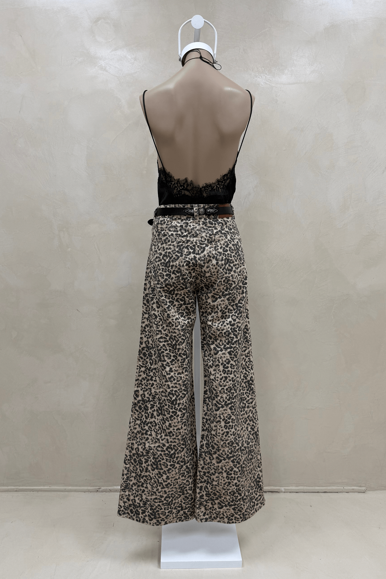 Jean Wide Leg Full Animal