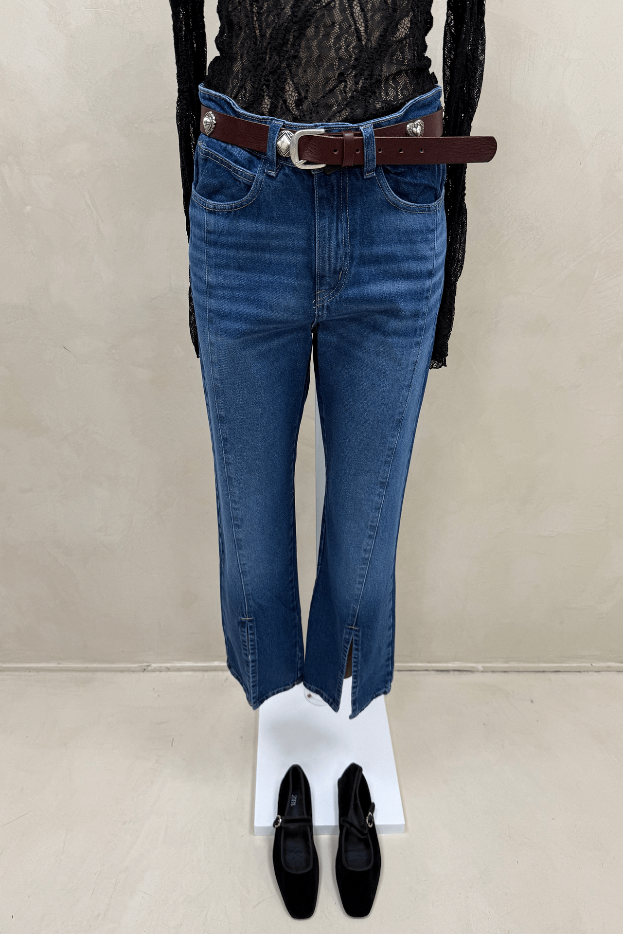 Jean Straight Full Tajo Olivia