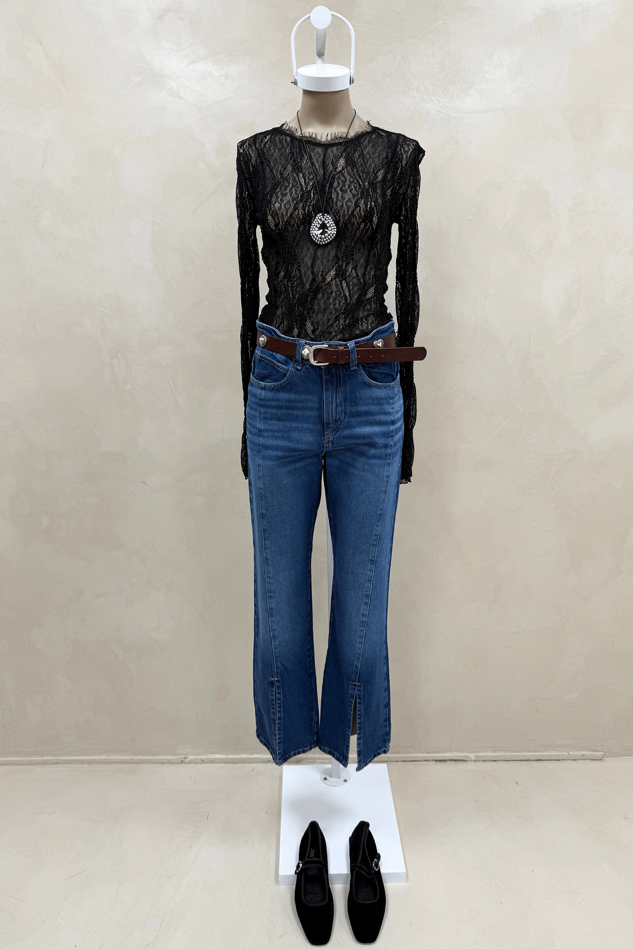 Jean Straight Full Tajo Olivia