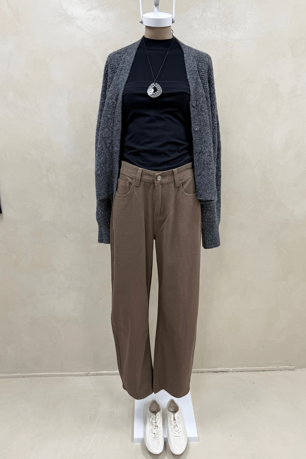 Jean Wide Balloon Choco