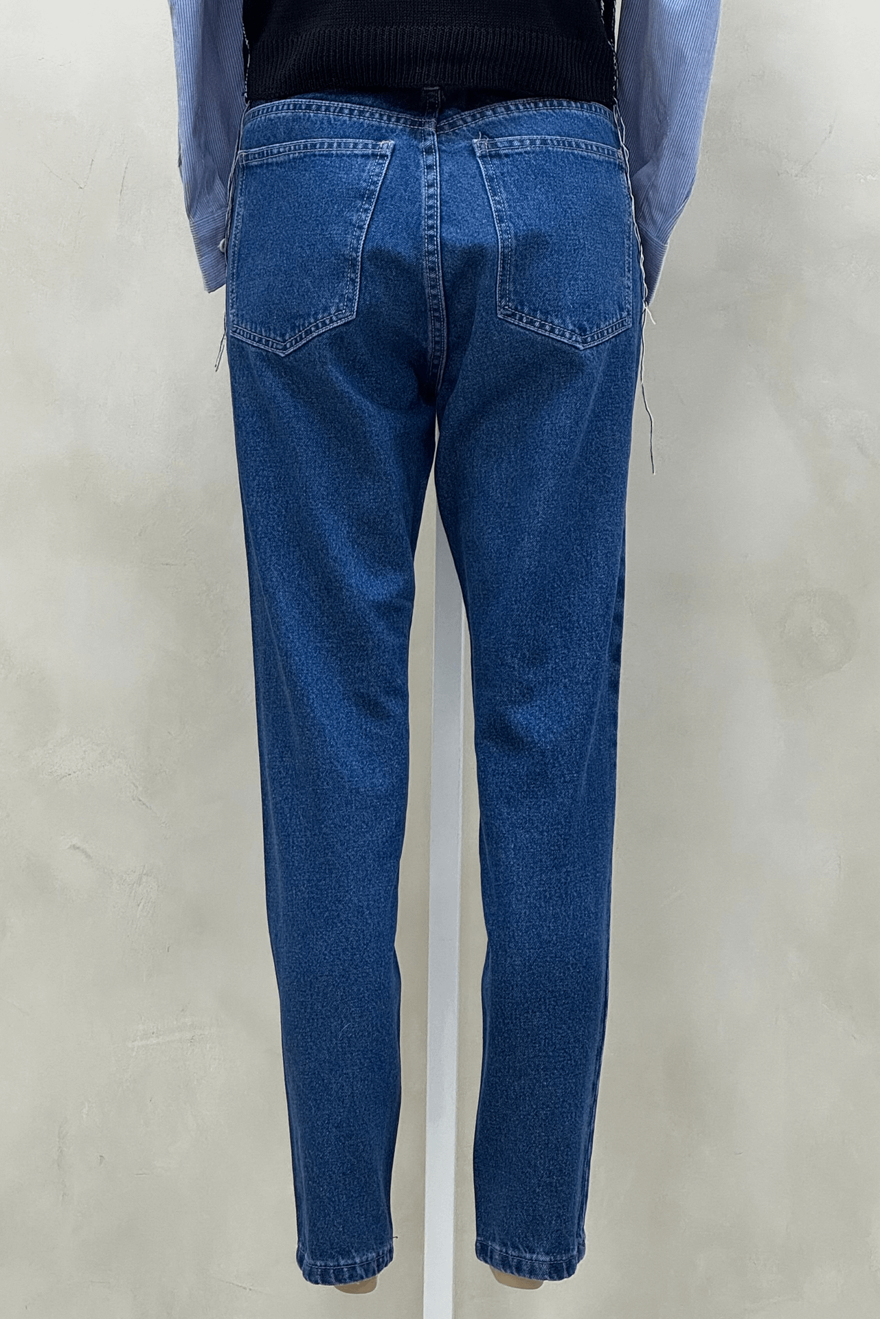 Jean Mom Azul